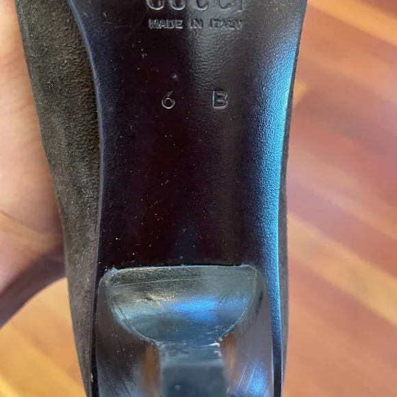 NEW Gucci Over-the-Knee Boots Dark Brown Suede Size 6 - Picture 4 of 4